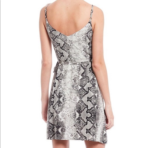 Sanctuary snakeskin wrap dress - Picture 2 of 4
